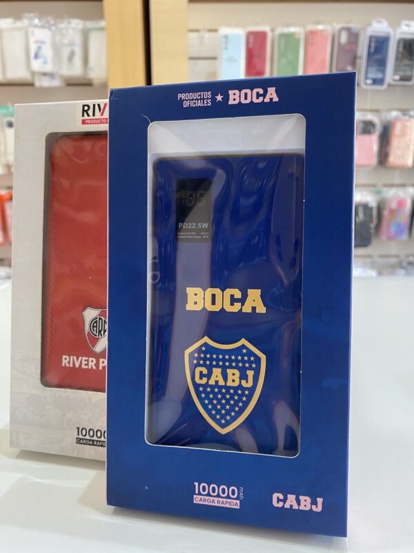 CARGADOR PORTATIL RIVER Y BOCA 10000 MAH